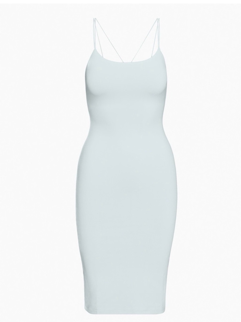 Aritzia Babaton Contour Scoopback Dress - Pale Blue Women’s size Small